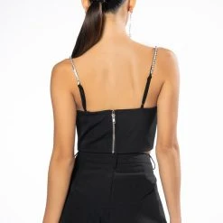 TGIF TWIST BRALETTE TOP -helmut shop tgif twist bralette top black 6 6