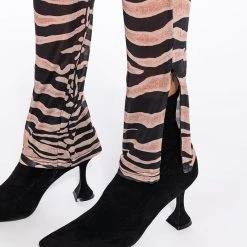 THE REALEST SIDE ZIP MESH LEGGING -helmut shop the realest side zip mesh legging multi 6 6