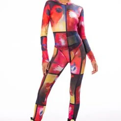 THINKING OF A PLACE MESH LEGGING -helmut shop thinking of a place mesh legging multi 2 2