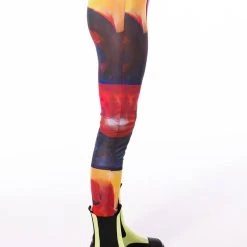 THINKING OF A PLACE MESH LEGGING -helmut shop thinking of a place mesh legging multi 5 5