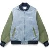 Thisisneverthat DENIM VARSITY JACKET -helmut shop thisisneverthatDENIMVARSITYJACKETLIGHTBLUESTN223DOWHS01 1