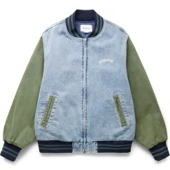 Thisisneverthat DENIM VARSITY JACKET