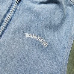 Thisisneverthat DENIM VARSITY JACKET -helmut shop thisisneverthatDENIMVARSITYJACKETLIGHTBLUESTN223DOWHS01 4