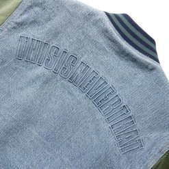 Thisisneverthat DENIM VARSITY JACKET -helmut shop thisisneverthatDENIMVARSITYJACKETLIGHTBLUESTN223DOWHS01 6