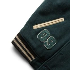 Thisisneverthat RECORDS VARSITY JACKET GREEN S -helmut shop thisisneverthatRECORDSVARSITYJACKETGREENSTN223LOWHS01 3