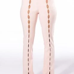 TINO SMALL KEYHOLE TROUSER -helmut shop tino small keyhole trouser light pink 5 5 c1