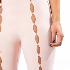 TINO SMALL KEYHOLE TROUSER -helmut shop tino small keyhole trouser light pink 8 8