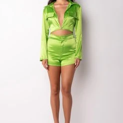 TOO FLY CUT OUT ROMPER -helmut shop too fly cut out romper green 7 7