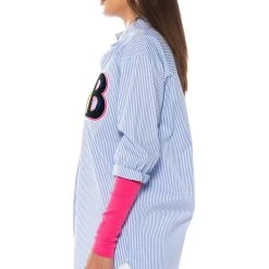 TOP OF THE CLASS BLUE BUTTON DOWN -helmut shop top of the class blue button down blue multi 4 4