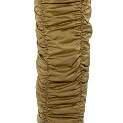 TOP OF THE WORLD CINCHED MAXI SKIRT -helmut shop top of the world cinched maxi skirt beige 5 5