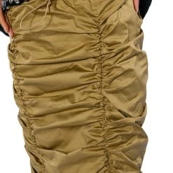 TOP OF THE WORLD CINCHED MAXI SKIRT -helmut shop top of the world cinched maxi skirt beige 8 8