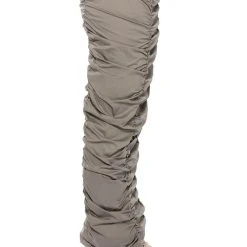 TOP OF THE WORLD CINCHED MAXI SKIRT -helmut shop top of the world cinched maxi skirt light grey 6 6