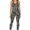 TURNING HEADS KNIT JUMPSUIT -helmut shop turning heads knit jumpsuit black white 1 1