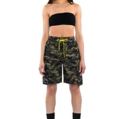 UNBOTHERED OVERSIZED CAMO SHORTS -helmut shop unbothered oversized camo shorts camo 4 4