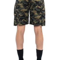 UNBOTHERED OVERSIZED CAMO SHORTS -helmut shop unbothered oversized camo shorts camo 8 8