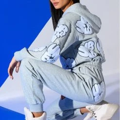 UNREAL JOGGER WITH PATCHES -helmut shop unreal jogger with patches heather grey 2 2