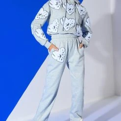 UNREAL JOGGER WITH PATCHES -helmut shop unreal jogger with patches heather grey 3 3