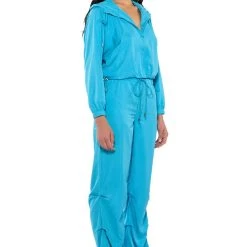 VACAY MODE ZIP UP SWEATSHIRT -helmut shop vacay mode zip up sweatshirt blue 4 4