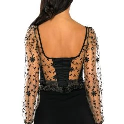 VEN AQUI LACE UP CORSET TOP -helmut shop ven aqui lace up corset top beige multi 6 6