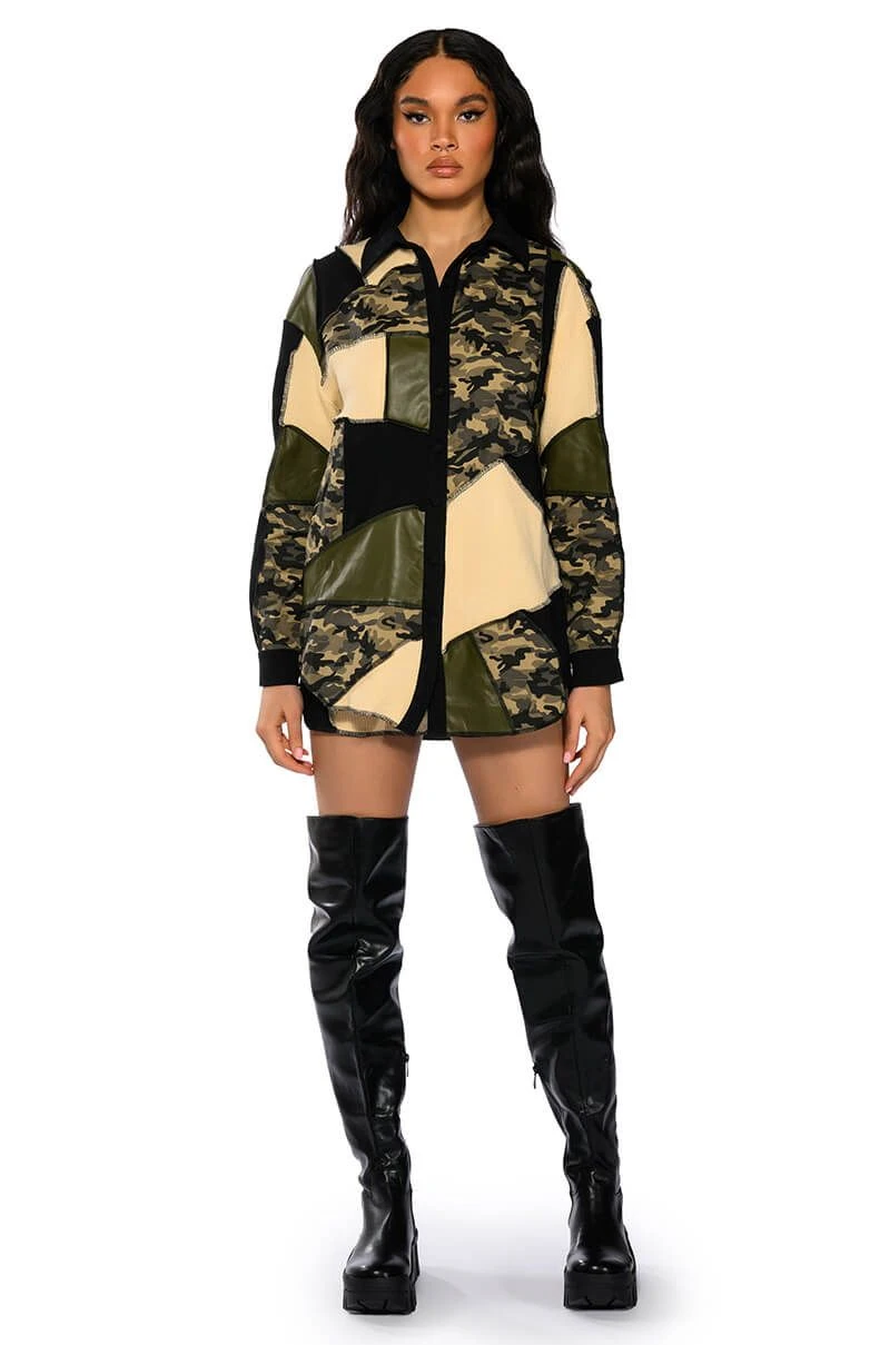 VICTORIOUS PATCHWORK BUTTON DOWN BLOUSE 6 VICTORIOUS PATCHWORK BUTTON DOWN BLOUSE - Image 4