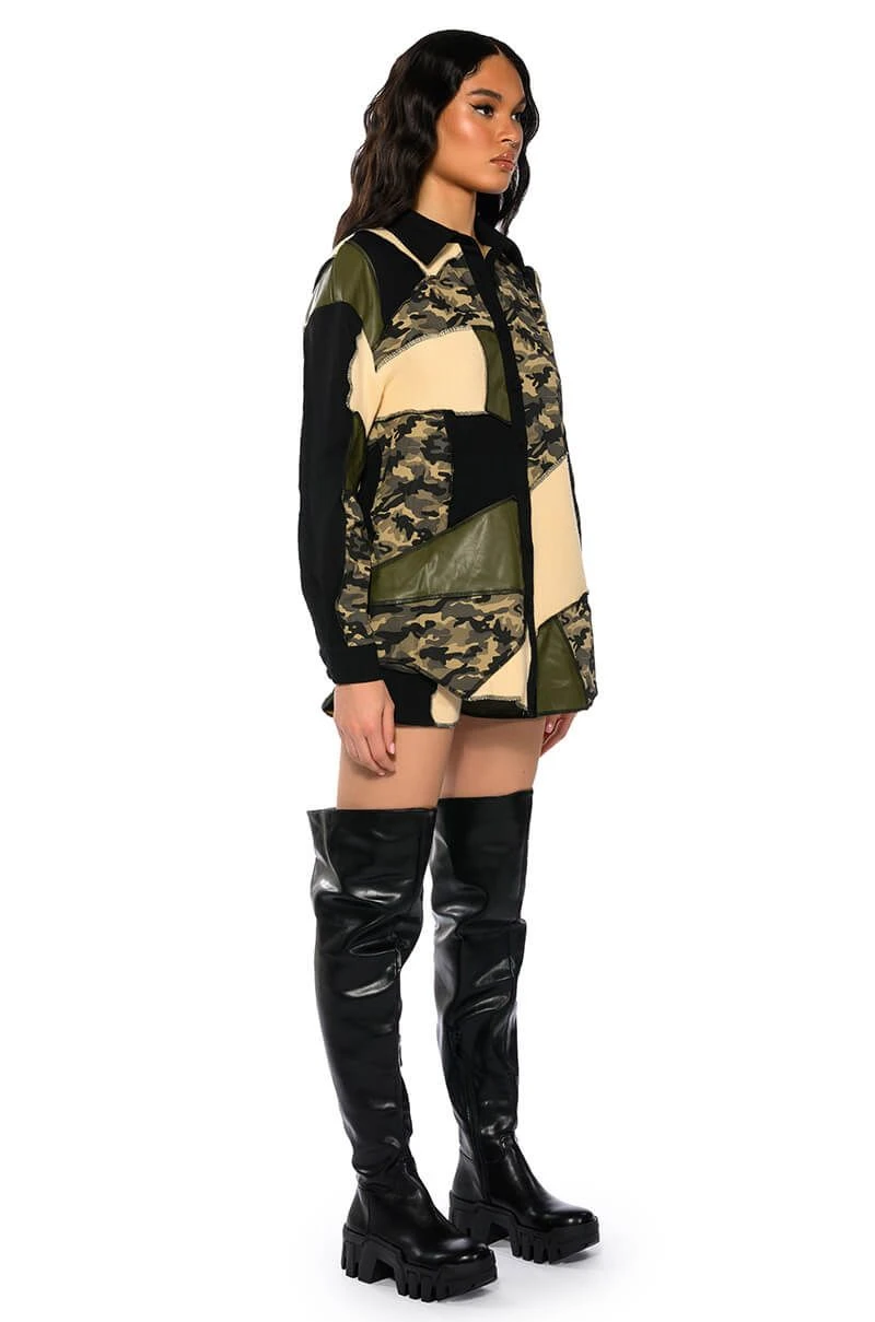 VICTORIOUS PATCHWORK BUTTON DOWN BLOUSE 7 VICTORIOUS PATCHWORK BUTTON DOWN BLOUSE - Image 5