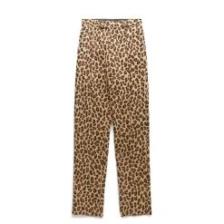 Wacko Maria LEOPARD PLEATED TROUSERS