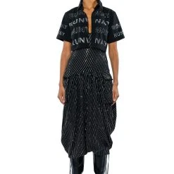 WALK THE WALK RHINESTONE CROPPED SHIRT -helmut shop walk the walk rhinestone cropped shirt black 11 11