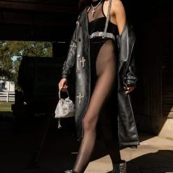 WATCH ME WORK MESH DETAIL SLEEVELESS CATSUIT -helmut shop watch me work mesh detail sleeveless catsuit black 3 3