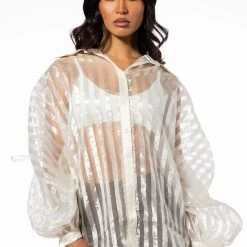 WEEKEND LOVE OVERSIZED BLOUSE -helmut shop weekend love oversized blouse ivory 3 3