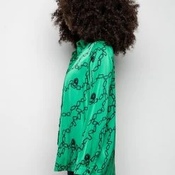 WHAT'S NEW BUTTON UP BLOUSE -helmut shop whats new button up blouse green multi 5 5