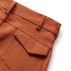 Whim Golf SOFTSHELL POLYESTER STORM PANT -helmut shop whimgolfSOFTSHELLPOLYESTERSTORMPANTBROWN30WG FW22 45 4