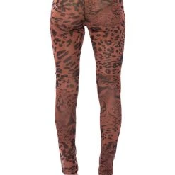 WILD CHEETAH PRINT LEGGINGS 14 WILD CHEETAH PRINT LEGGINGS -helmut shop wild cheetah print leggings beige multi 6 6