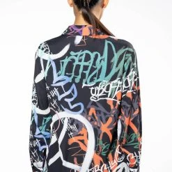 WILDER PRINTED BUTTON DOWN BLOUSE -helmut shop wilder printed button down blouse multi 6 6