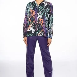 WILDER PRINTED BUTTON DOWN BLOUSE -helmut shop wilder printed button down blouse multi 8 8