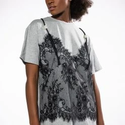 WINNY LACE DETAIL TSHIRT