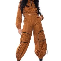 WISHFUL THINKING QUARTER ZIP PULLOVER -helmut shop wishful thinking quarter zip pullover brown 3 3