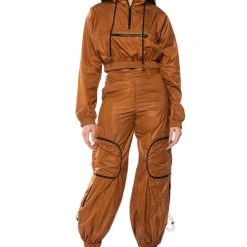 WISHFUL THINKING QUARTER ZIP PULLOVER -helmut shop wishful thinking quarter zip pullover brown 5 5