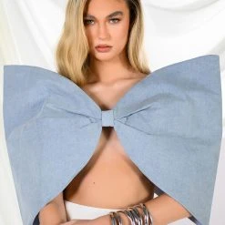 WRAP ME UP OVERSIZED BOW TOP