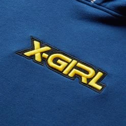 X-Girl 3D EMBROIDERY LOGO SWEAT HOODIE -helmut shop x girl3DEMBROIDERYLOGOSWEATHOODIENAVYS105224012016 3
