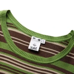 X-Girl MULTI STRIPE KNIT TOP 10 X-Girl MULTI STRIPE KNIT TOP -helmut shop x girlMULTISTRIPEKNITTOPGREENOS105224015006 4