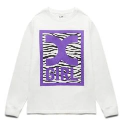 X-Girl TIGER BOX LOGO LONG SLEEVE TEE