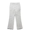 X-Girl TWEED JERSEY WIDE FLARE PANTS -helmut shop x girlTWEEDJERSEYWIDEFLAREPANTSWHITEXS105223031018 1
