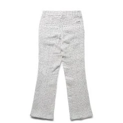 X-Girl TWEED JERSEY WIDE FLARE PANTS -helmut shop x girlTWEEDJERSEYWIDEFLAREPANTSWHITEXS105223031018 2