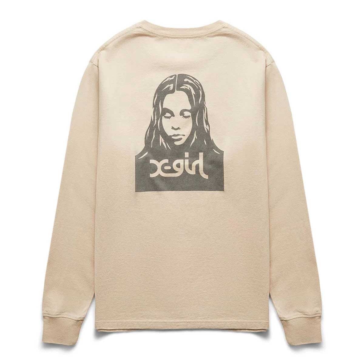 X-Girl WASHED FACE LOGO L/S TEE 4 X-Girl WASHED FACE LOGO L/S TEE - Image 2