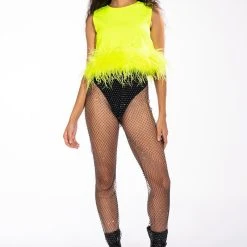 YOU CANT HANDLE THIS MESH RHINESTONE PANT -helmut shop you cant handle this mesh rhinestone pant black 7 7 c1