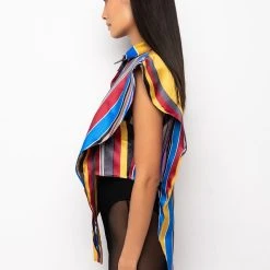 YOUR MUSE BUTTON UP BLOUSE -helmut shop your muse button up blouse multi 9 9 c1