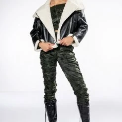 YOURE THE PROBLEM RUCHED JOGGER -helmut shop youre the problem ruched jogger camo 4 4