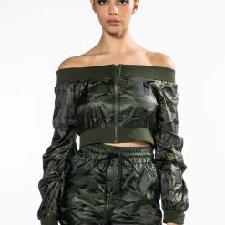 YOURE THE PROBLEM ZIP UP TOP 11 YOURE THE PROBLEM ZIP UP TOP -helmut shop youre the problem zip up top camo 3 3