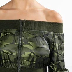 YOURE THE PROBLEM ZIP UP TOP 14 YOURE THE PROBLEM ZIP UP TOP -helmut shop youre the problem zip up top camo 6 6